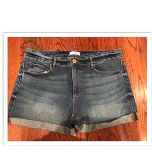 NWT loft rolled cuff jean shorts